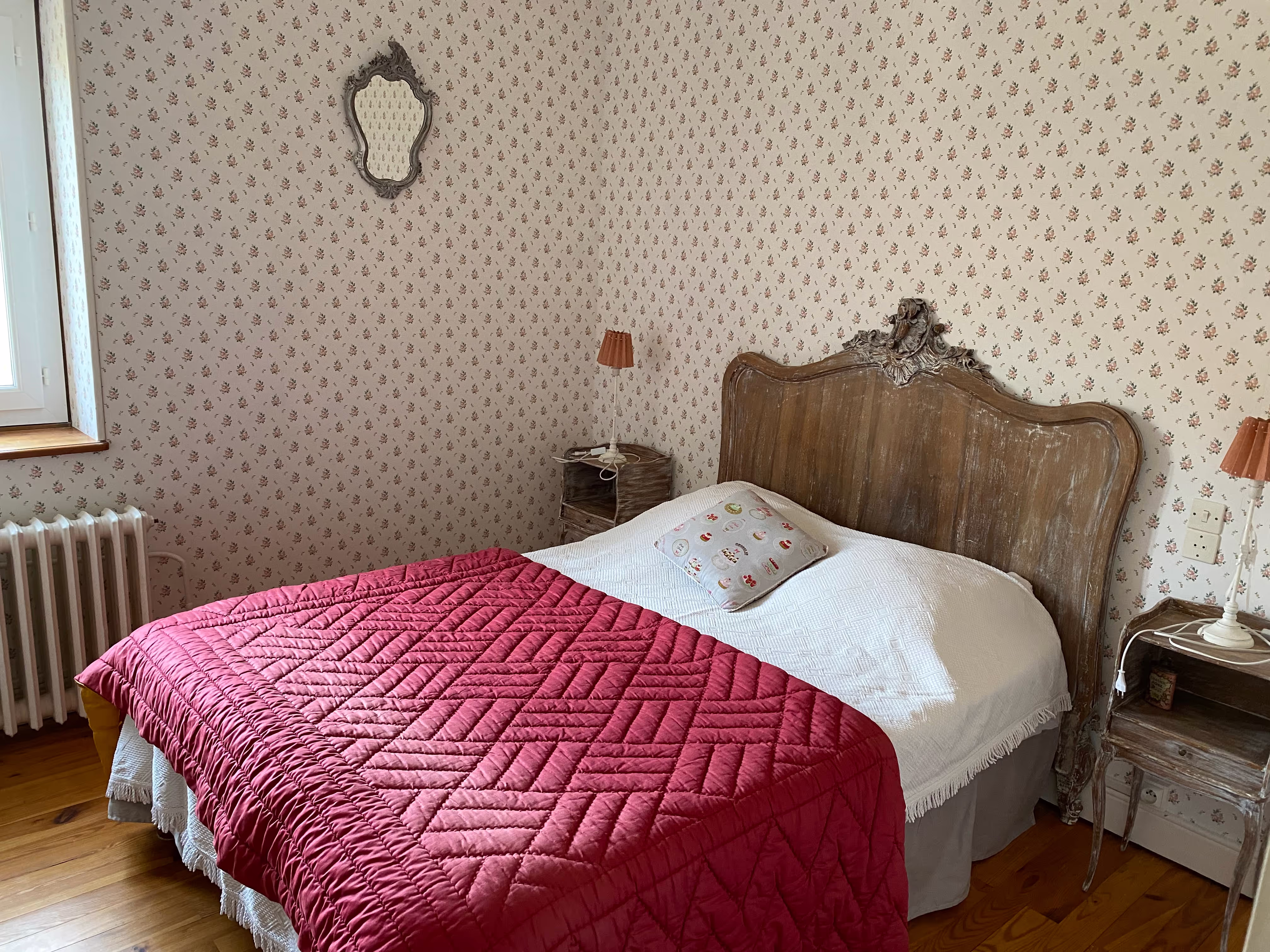 Les lits de la chambre Chez Germaine Les lits de la chambre Chez Germaine