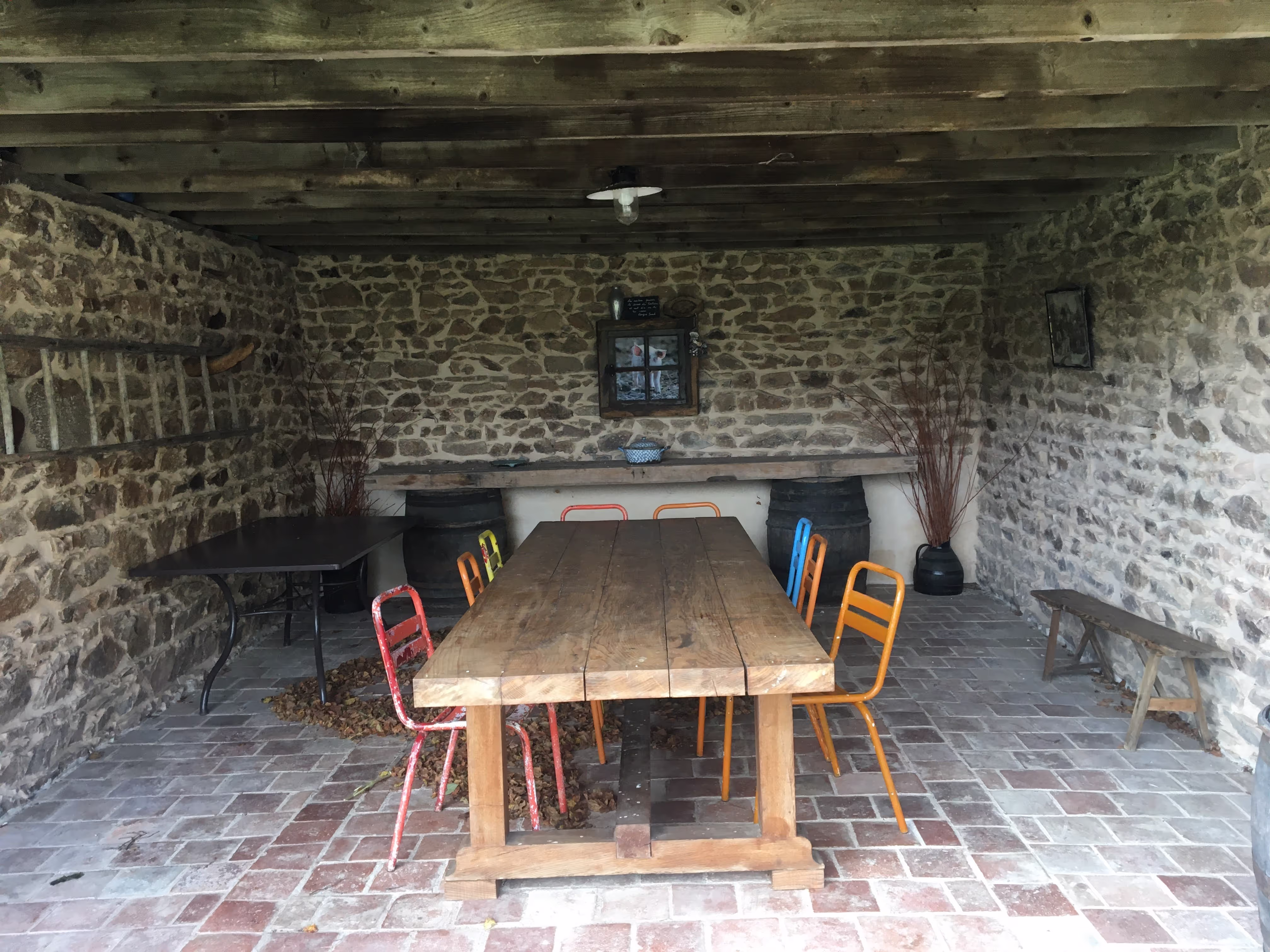 Espace repas exterieur